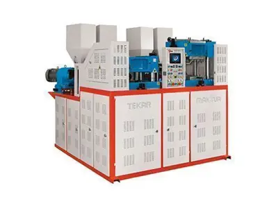 2 Station Dual Color Thermo-PVC Shoe Sole Machine