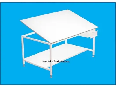 Модельный стол для мастера с сетчатой столешницей размером 180x110 см, регулируемый по высоте