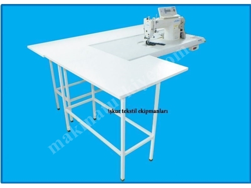 I 93 Sewing Machine Left Side L Table Front Long Straight Table Model