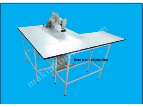 Left Side Long L Table Front Short Straight Counter Model