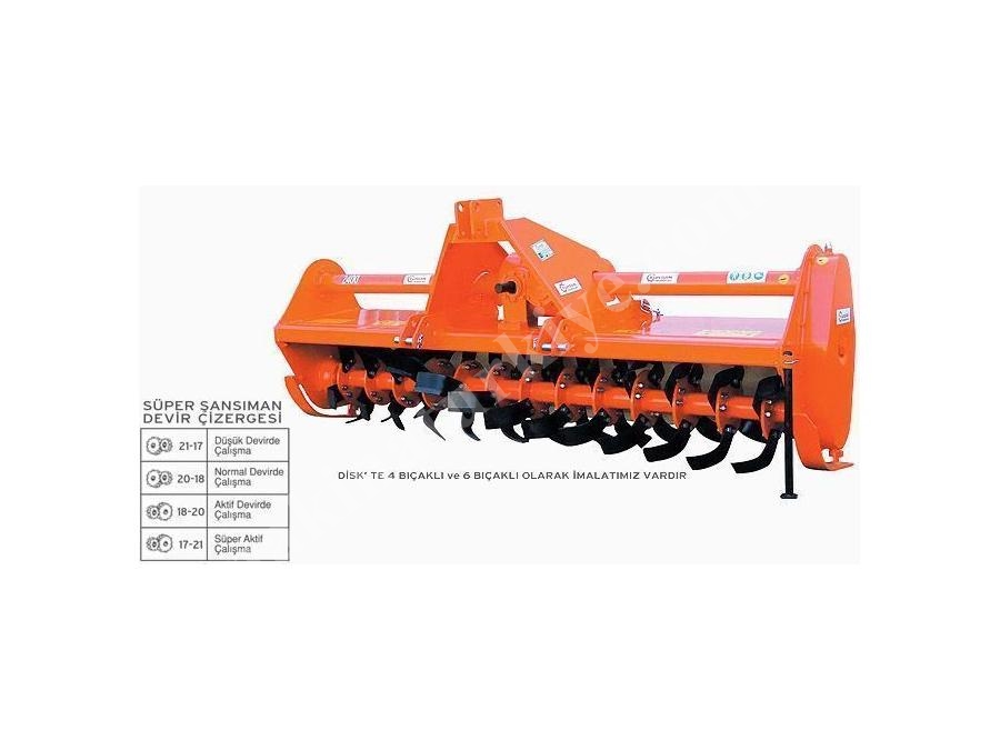 Süper Pehlivan Rotovatör - 300 cm