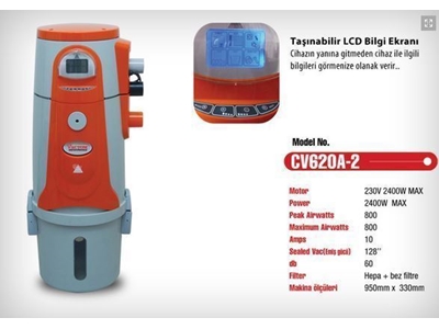 Système d'aspirateur central 2400 watts - 1