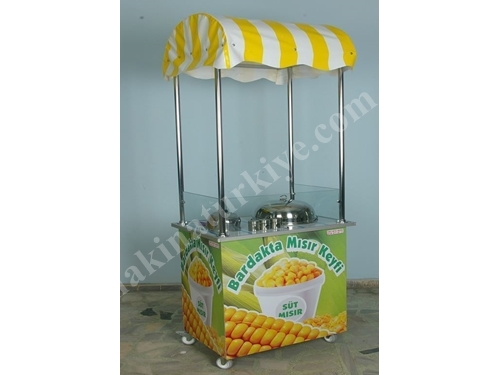 Corn on the Cob in a Glass Cart 50X70 Cm