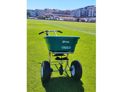 Edelstahl Chassis Salz & Dünger Streumaschine - 5