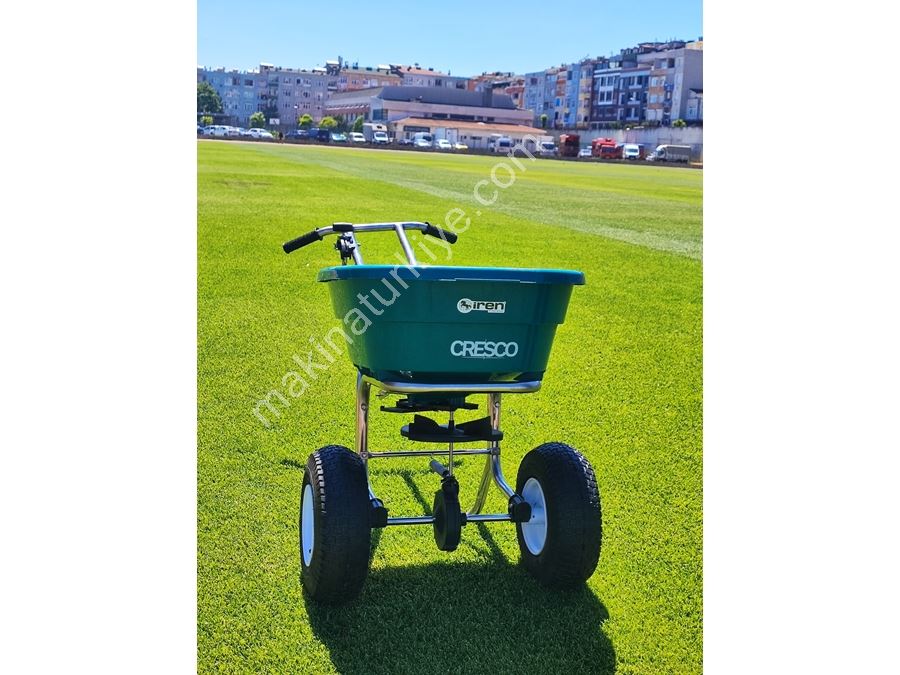 Edelstahl Chassis Salz & Dünger Streumaschine