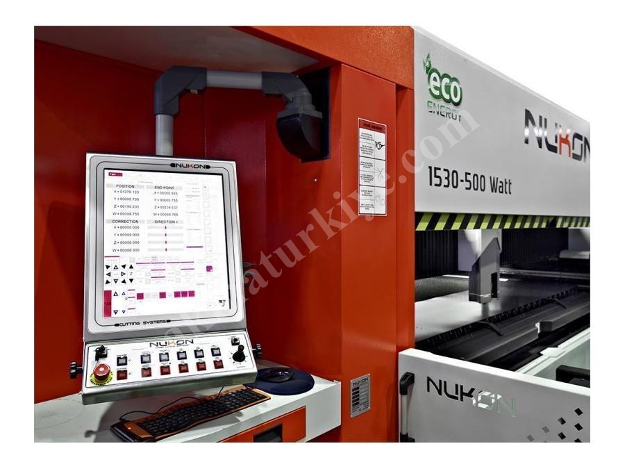 500 Watt Fiber Lazer Kesim Makinası