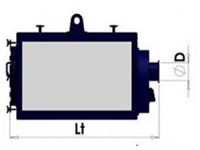 (TUR-175) 175000 Kcal / Hour Counter Pressure Hot Water Boiler - 1