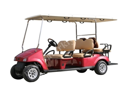 4+2 Kişilik 4,5 kW Elektrikli Golf Arabası 