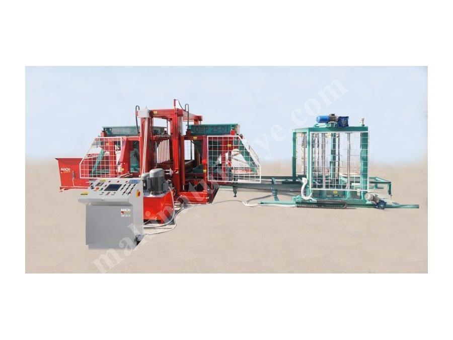 BPM 25 Beton Parke Bordür Ve Briket Makinası( Otomatik )