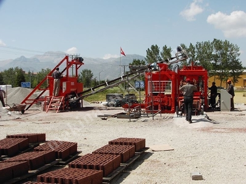 Beton Parke Bordür Ve Briket Makinası
