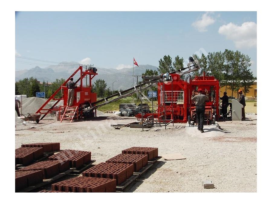 Beton Parke Bordür Ve Briket Makinası