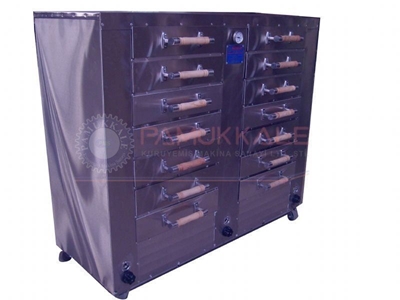 120-200 kg /saat Çekmeceli LPG2'li Kuruyemiş Fırını - 0