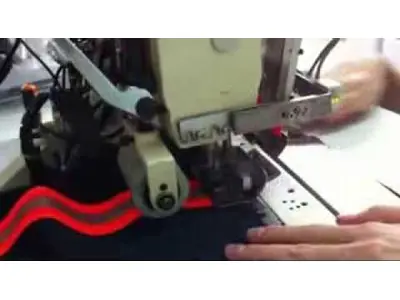 Швейная машина с отражающей полосой