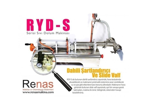 R YD S300 Semi-Automatic Single Nozzle Liquid Product Filling Machine