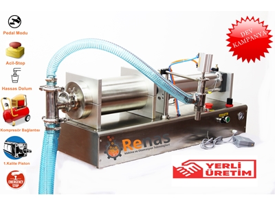 1000-5000 ML Yarı Otomatik Sıvı Dolum Makinası - 1