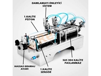 Machine de remplissage de liquide à double buse semi-automatique RYD S2 300 (20-300 ml) - 0
