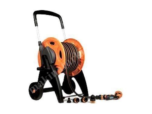 Hortumlu Makara 1/2 25 Mt Profesyonel Tabancalı