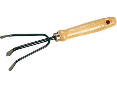 Ahşap Saplı 3'Lü Tırmık 25 Cm - 0