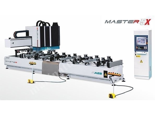 Cnc Ahşap İşleme Oyma Makinası 1300 x 4500 Mm  AES Master 1345 5X