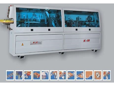 Klk K 80 6 Üniteli Kenar Bantlama Makinası - 0