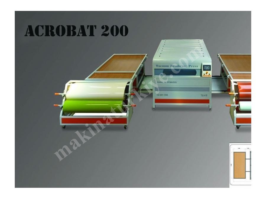 Vakum Membran Pres 1400 X 3100 Mm