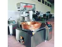 Bakır Lokum Pişirme Makinesi Hız Kontrollü 100 Kg 