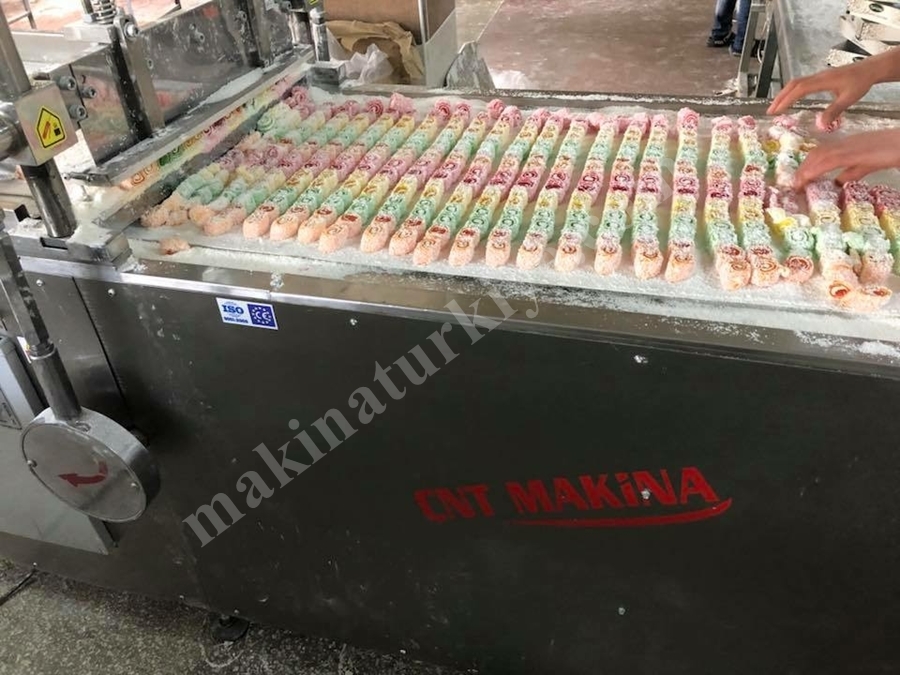 Bantlı Lokum Kesme Makinası 500 Kg /Saat 