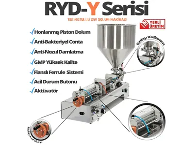 500-5000 ML Yarı Otomatik Sıvı Dolum Makinası