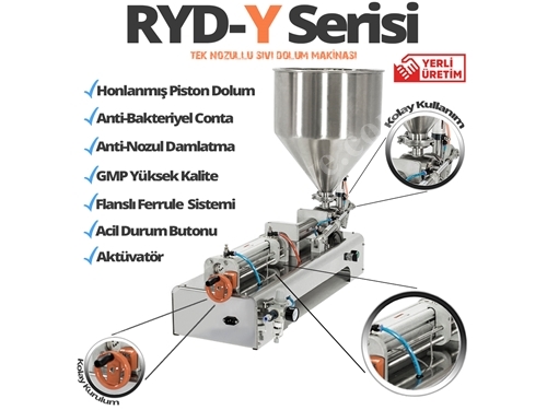 RYD Y 5000 Su Bazlı Boya Dolum Makinası 