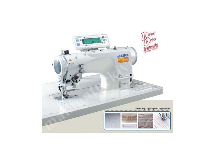 Direct Drive Elektronik Programlı Step Motorlu Zig Zag Dikiş Makinası