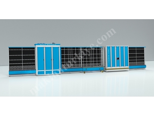 Gaz Dolumlu Panel Presli Otomatik Yıkama Ve Birleştirme Hattı