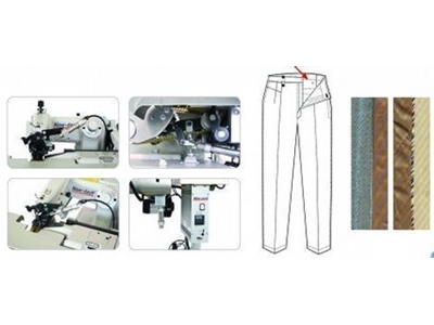 Kumaş Pantolon Gizli Kemer Baskı Makinası - 4