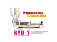 Machine de remplissage de bols semi-automatique RYDY Y500 Machine de remplissage de liquides visqueux - 10