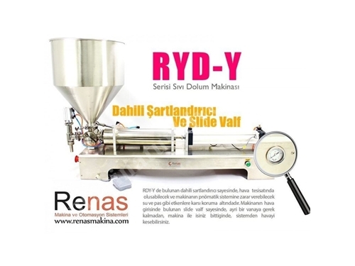 Machine de remplissage de bols semi-automatique RYDY Y500 Machine de remplissage de liquides visqueux