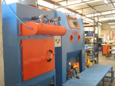 1000 X 700 X 700 Mm Basınçlı Kabin Kumlama Makinası - 0