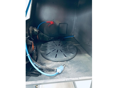 Sandstrahlkabine 500 (mit Drehteller) - 4