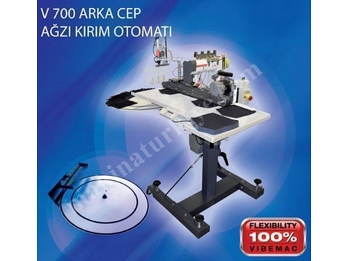 2000 Adet / 1 saat Arka Cep Ağzı Kıvırma Otomatı 
