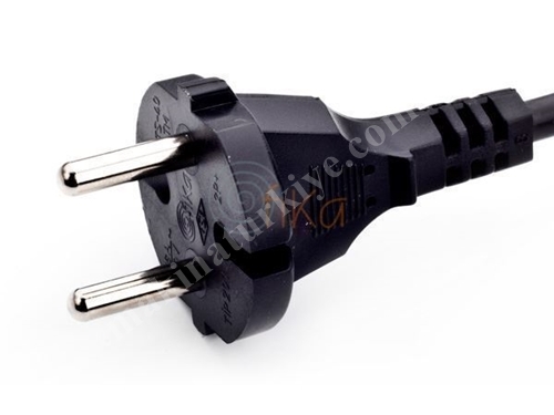 16A Topraksız (10A) Fişli Kablo 2 x 1 Mm2