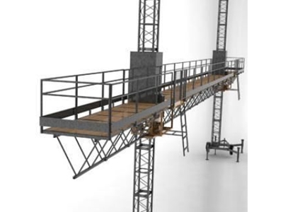 1000 kg İnşaat Tekli Cephe Platformu - 0