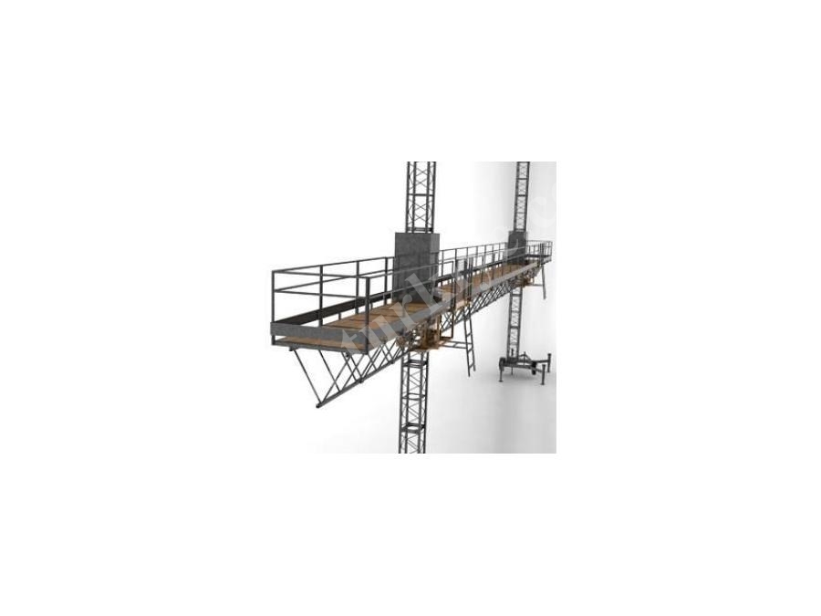 2000 Kg Çiftli İnşaat Cephe Platformu  2S Makina 2S 2000 Çiftli