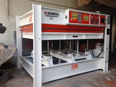 As-Metal 185X240 Çift Katlı Sıcak Pres Makinası - 0