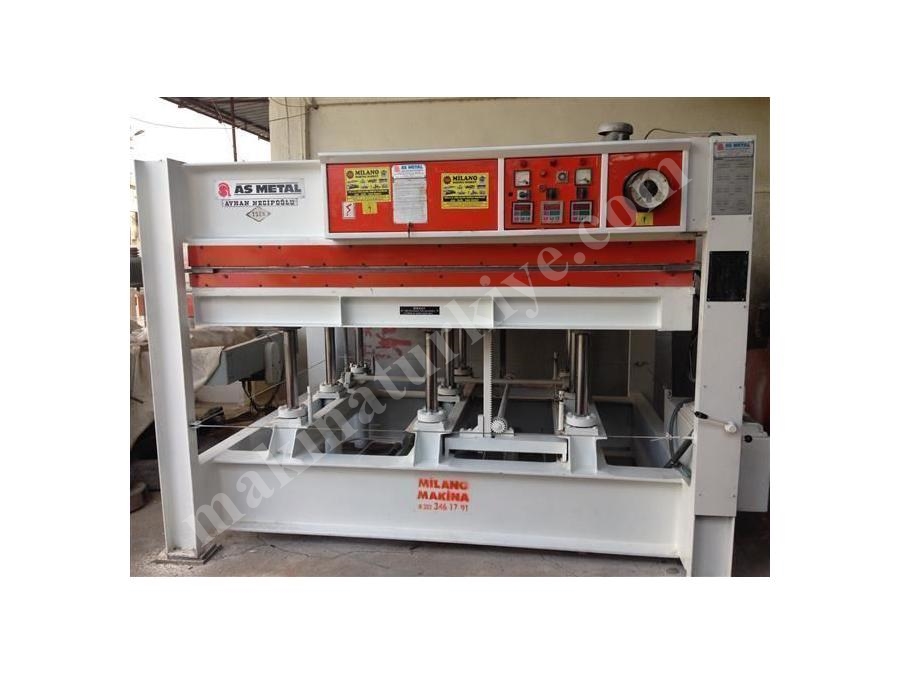 As-Metal 185X240 Çift Katlı Sıcak Pres Makinası