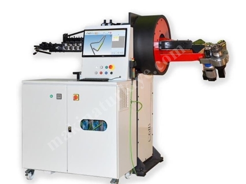 CNC Kontrollü Tel Bükme Makinası 8 mm - Omcg C61B