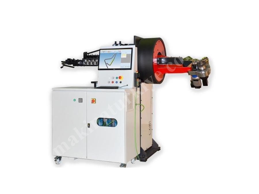CNC Kontrollü Tel Bükme Makinası 8 mm - Omcg C61B