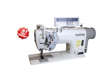 T8752C Large Shuttle Thread Trimming Double Needle Sewing Machine - 0