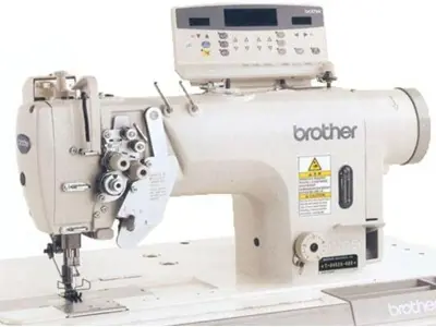 T 8752 B Thread Trimming Large Hook Double Needle Machine