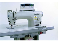 S 7220B 403 Needle Feed Overlock Sewing Machine with Thread Trimming - 0