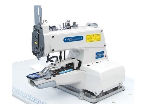 BD 2373A Mechanical Blade Double Curved Button Sewing Machine