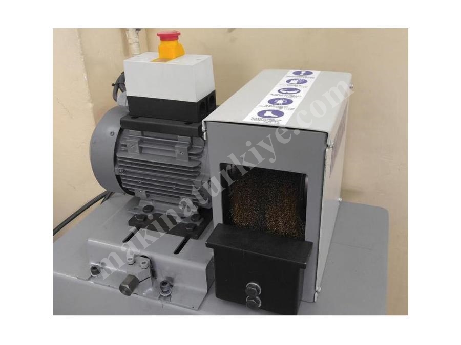 Tel Fırça Boru Profil Çapak Alma Makinası 90 mm - Akes DB70-M