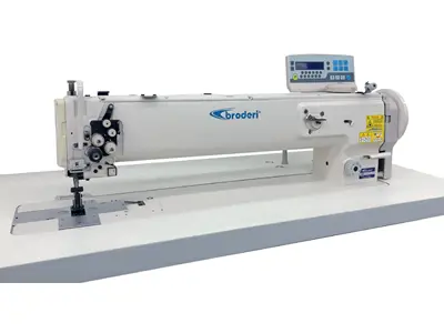 BD 1560 25" (64 cm) Large Shuttle Double Needle Double Shoe Leather Machine